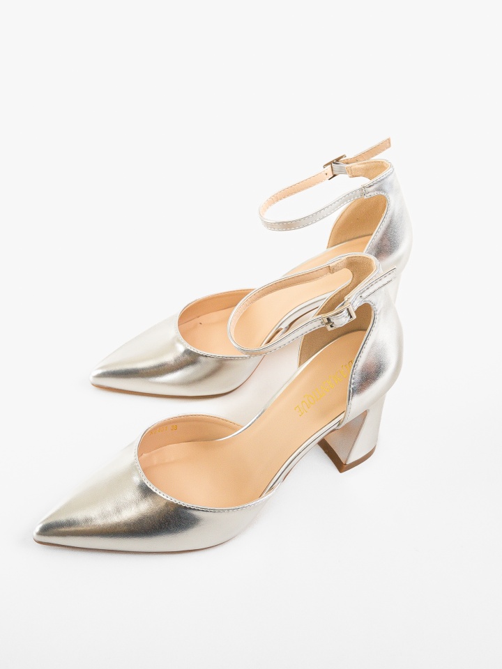 Pantofi dama Jeremy Argintii