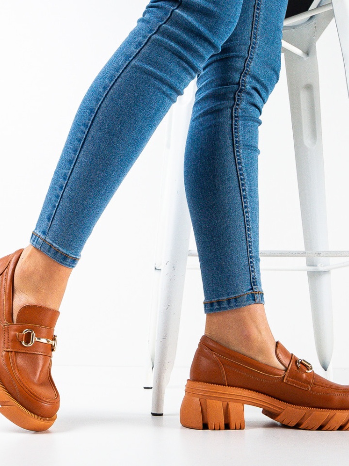 Pantofi casual Kylie Camel