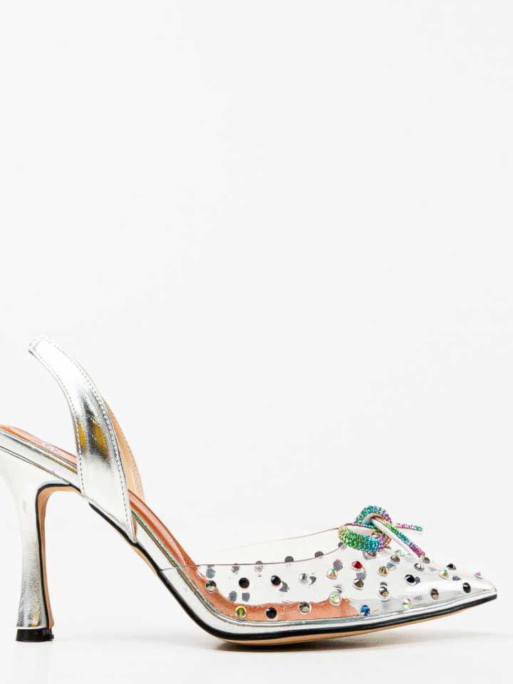 Pantofi dama Karambol Argintii