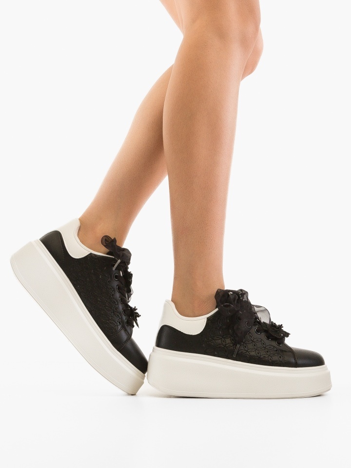 Sneakers dama Diflor Negri