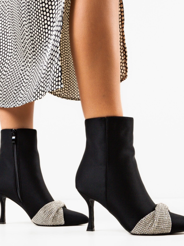 Botine dama Burnett Negre