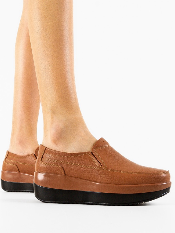 Pantofi Casul Freeman Camel 2