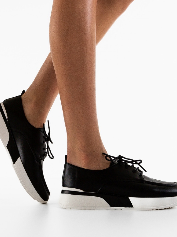 Pantofi casual dama Rhine Negre