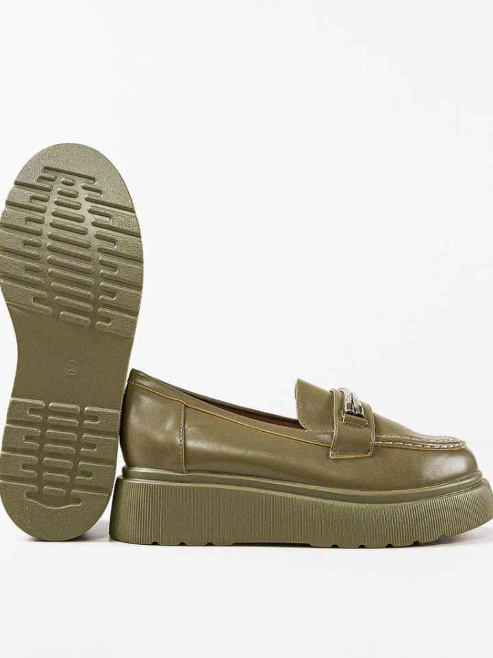 Pantofi casual dama Mandarye Verzi