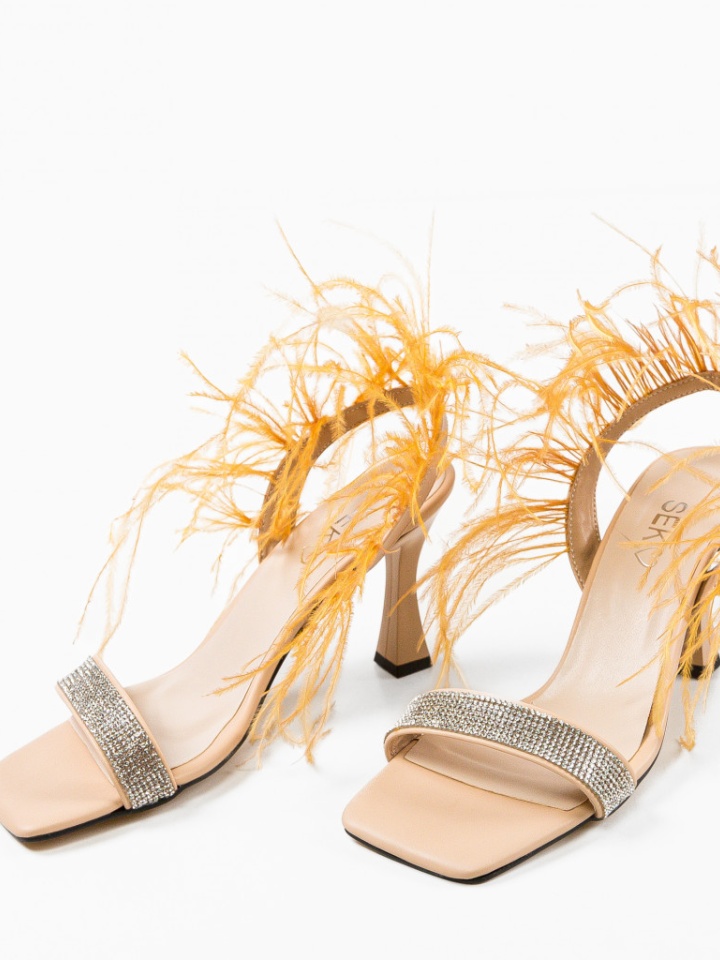 Sandale cu toc Geamelya Negri 2