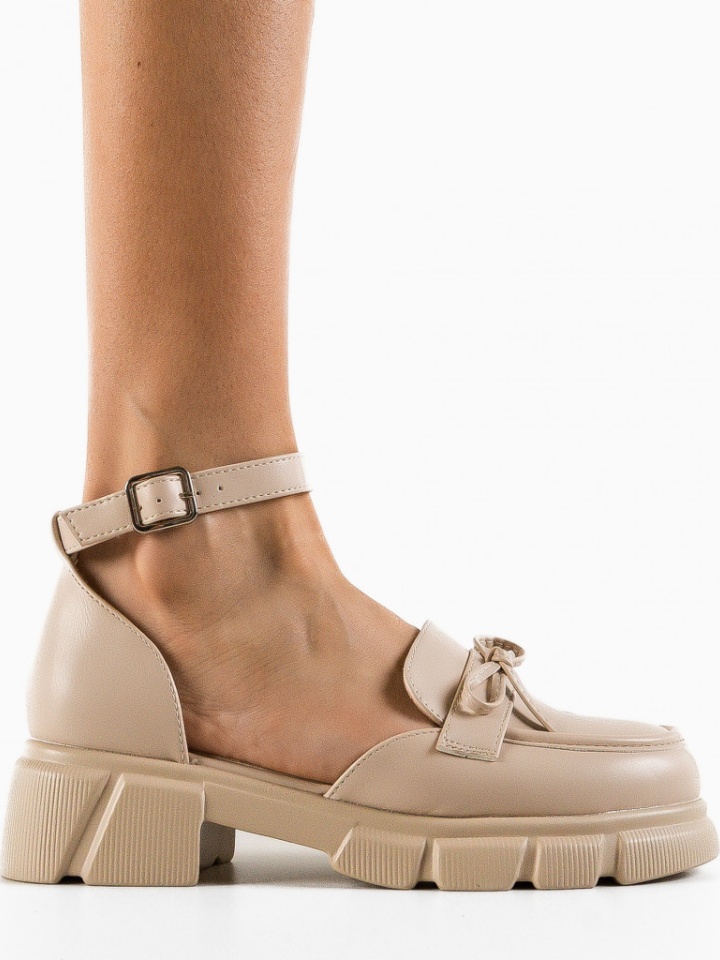 Pantofi casual Dorina Bej