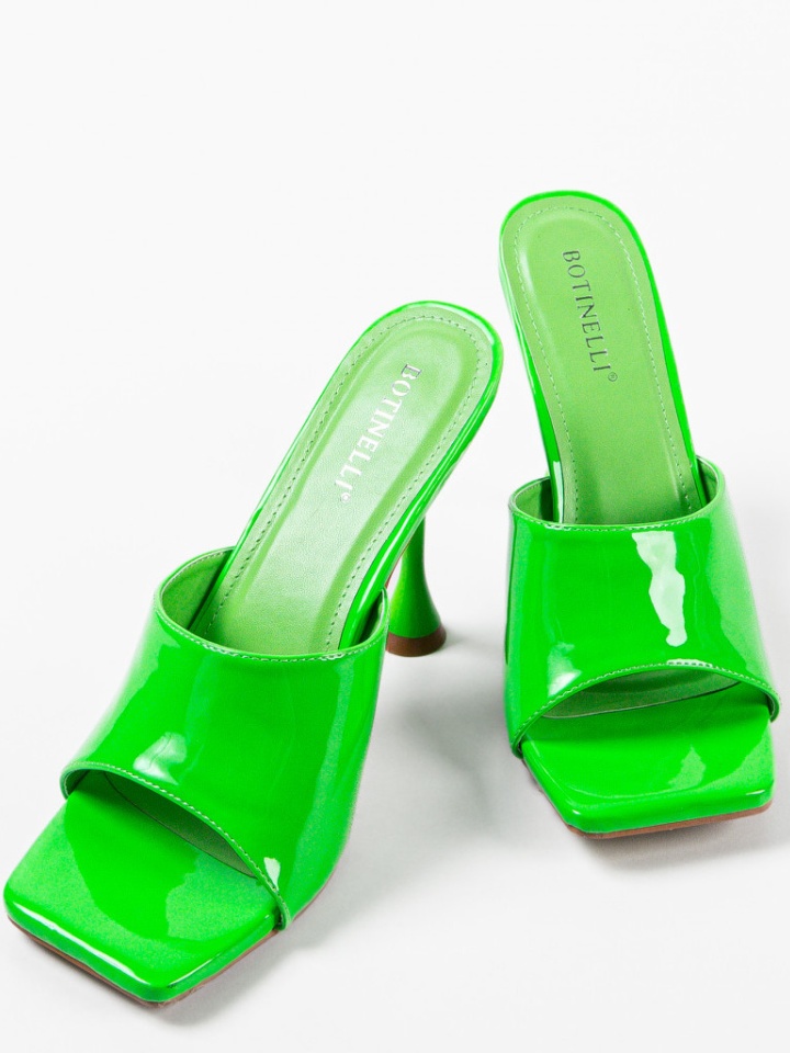 Saboti cu toc Rachel Portocalii