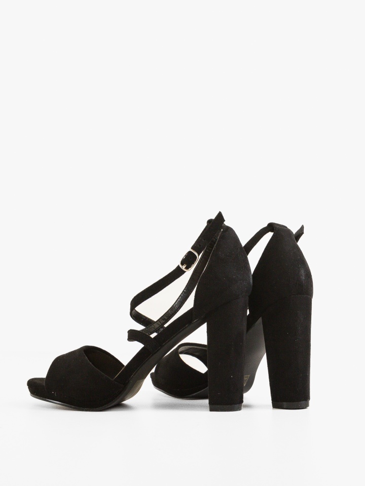 Sandale dama cu toc Delany Albastre