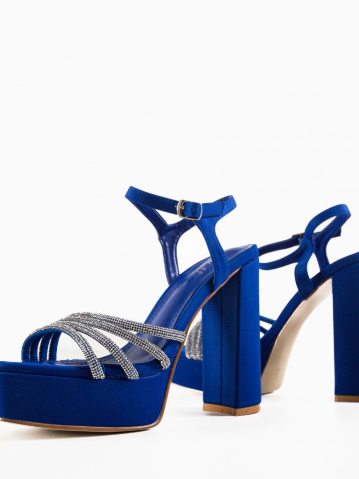 Sandale cu toc Troy Bej