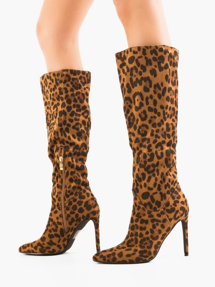 Cizme dama Hildre Animal Print