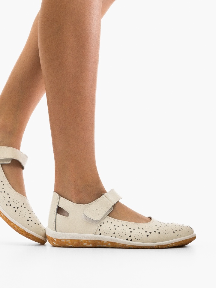 Pantofi Casual Silka Albe