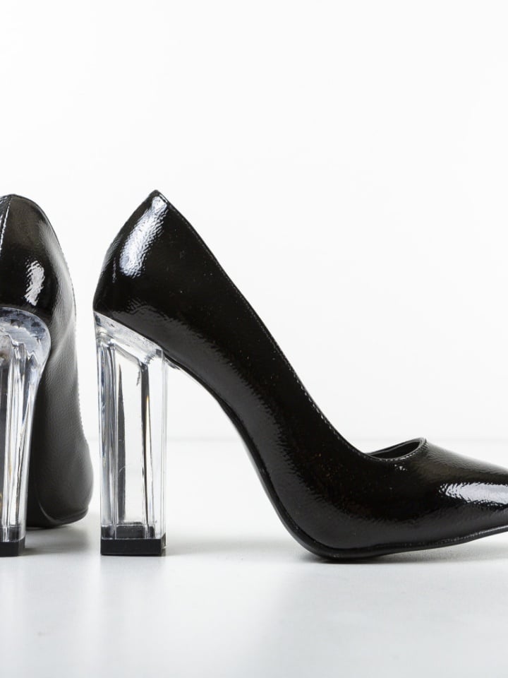 Pantofi Uflet Argintii