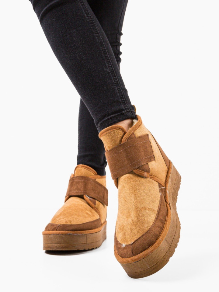 Cizme tip Ug Bamen Bej