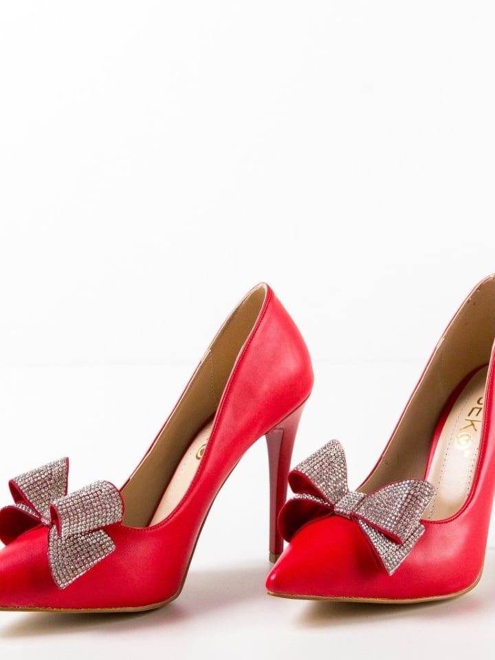 Pantofi cu toc Farma Rosii 2
