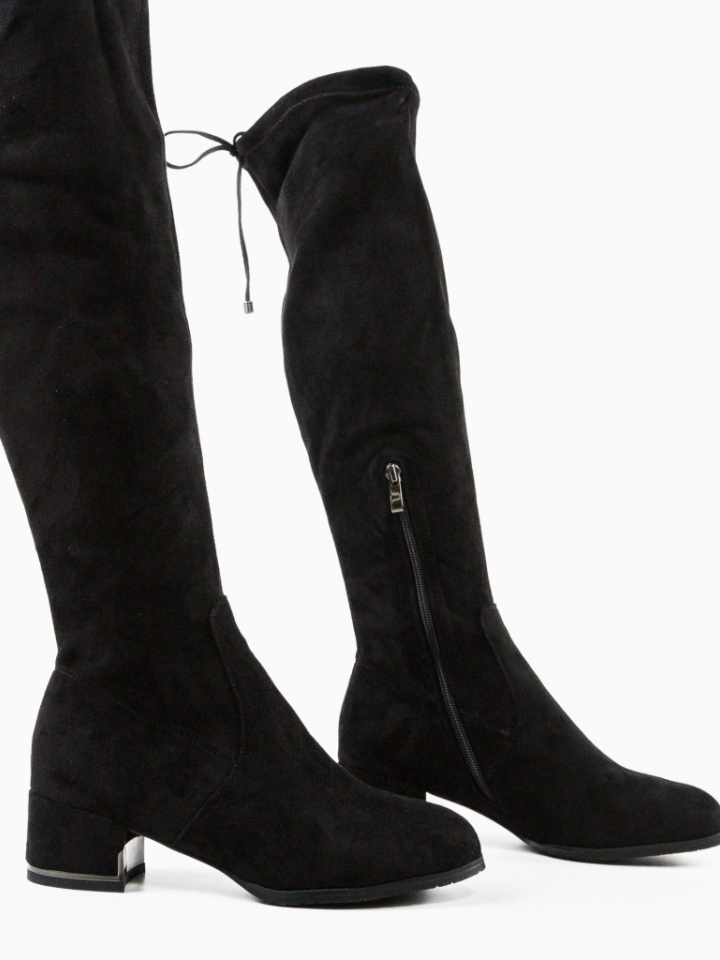 Cizme dama Heelis Negre