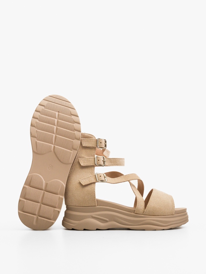 Sandale dama Almere Bej 2