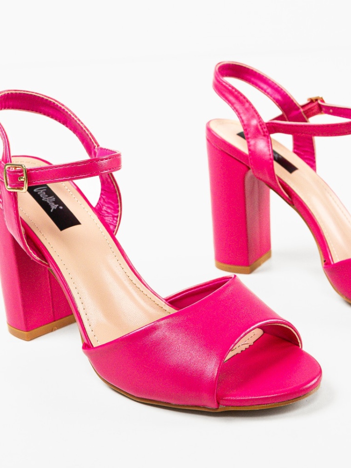 Sandale cu toc Glenna Argintii