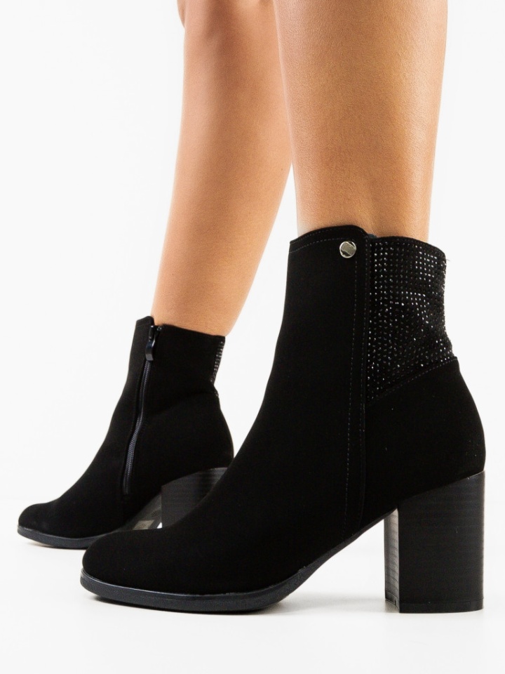 Botine dama Cryssos Negre