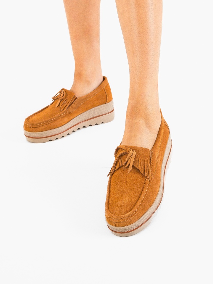 Pantofi Casual Hipok Camel