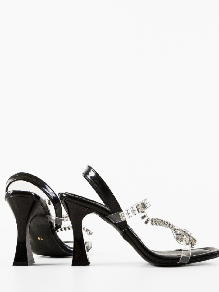 Sandale cu toc Lupi Negre