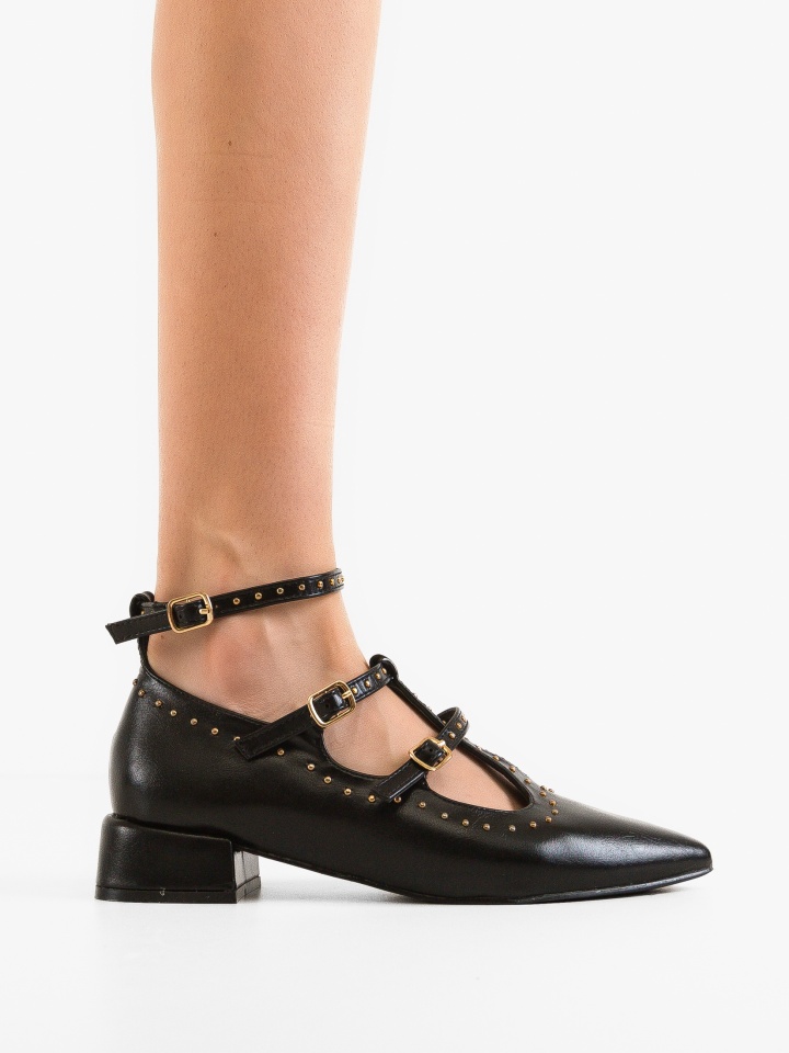 Pantofi cu toc Leslie Nude