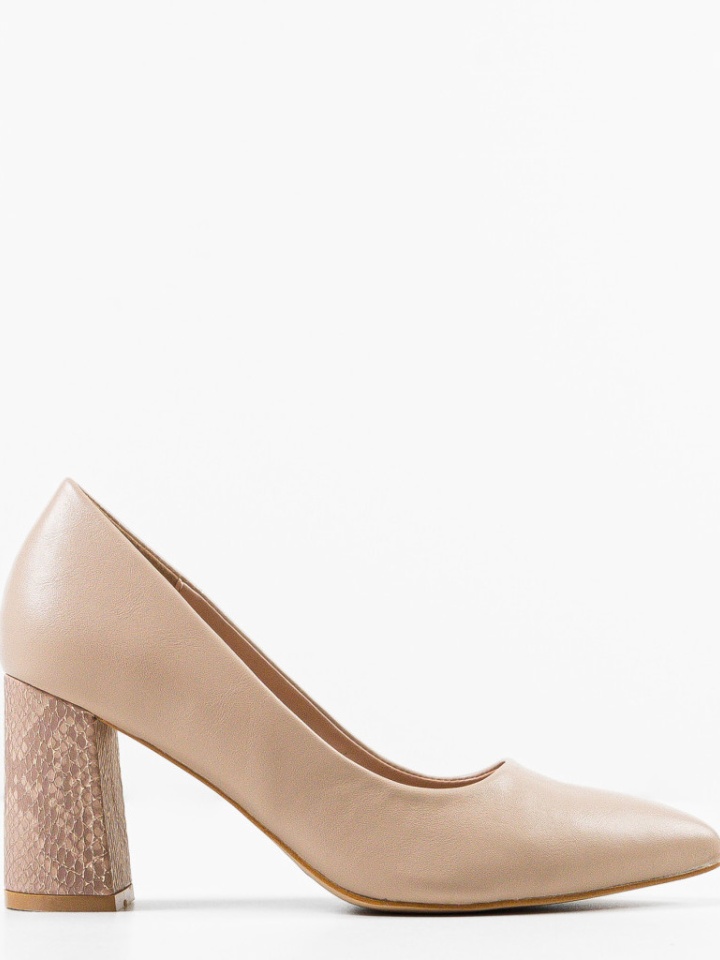 Pantofi cu toc Tuka Galbeni