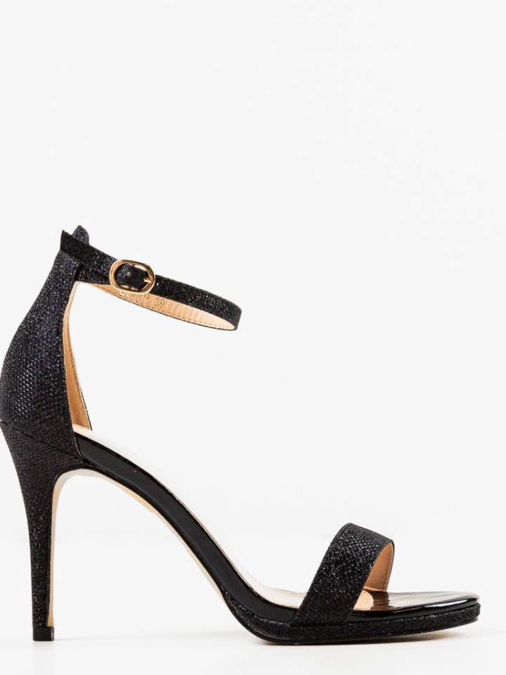 Sandale cu toc Krijo Negri