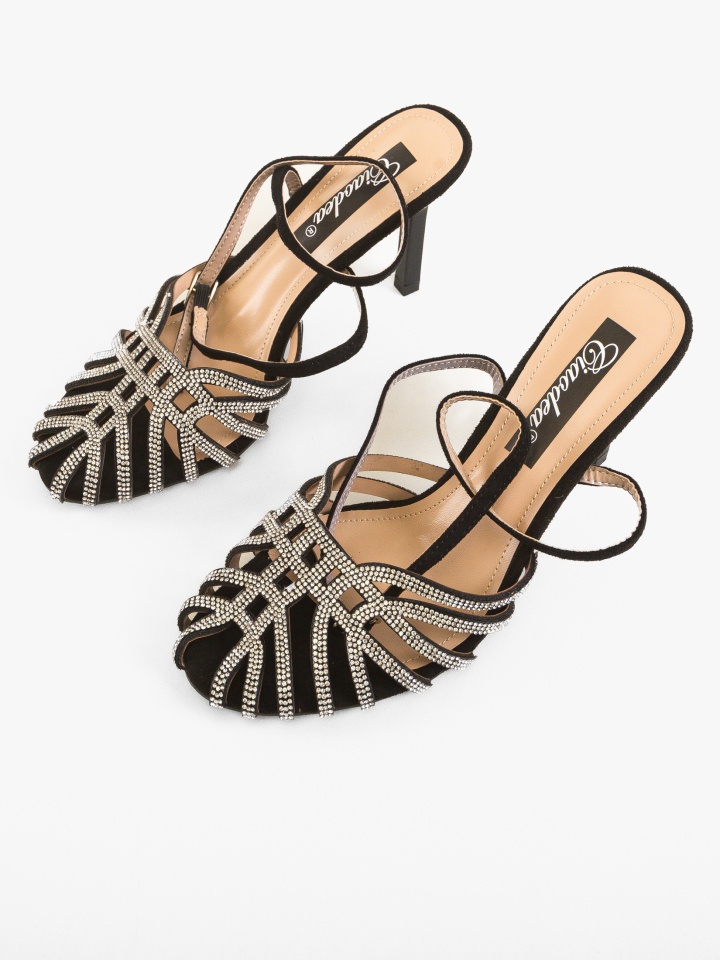 Sandale cu toc Warn Bej