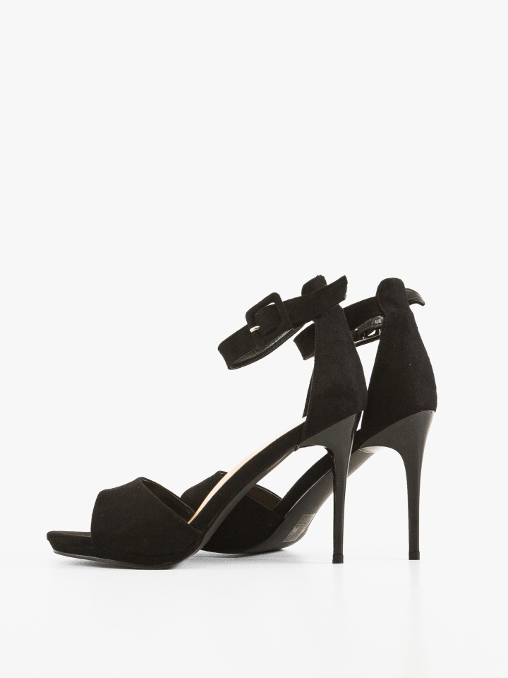 Sandale cu toc James Rosii