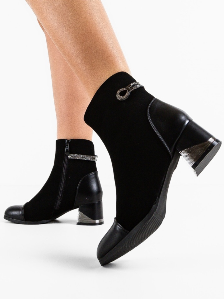 Botine dama Riggs Negre