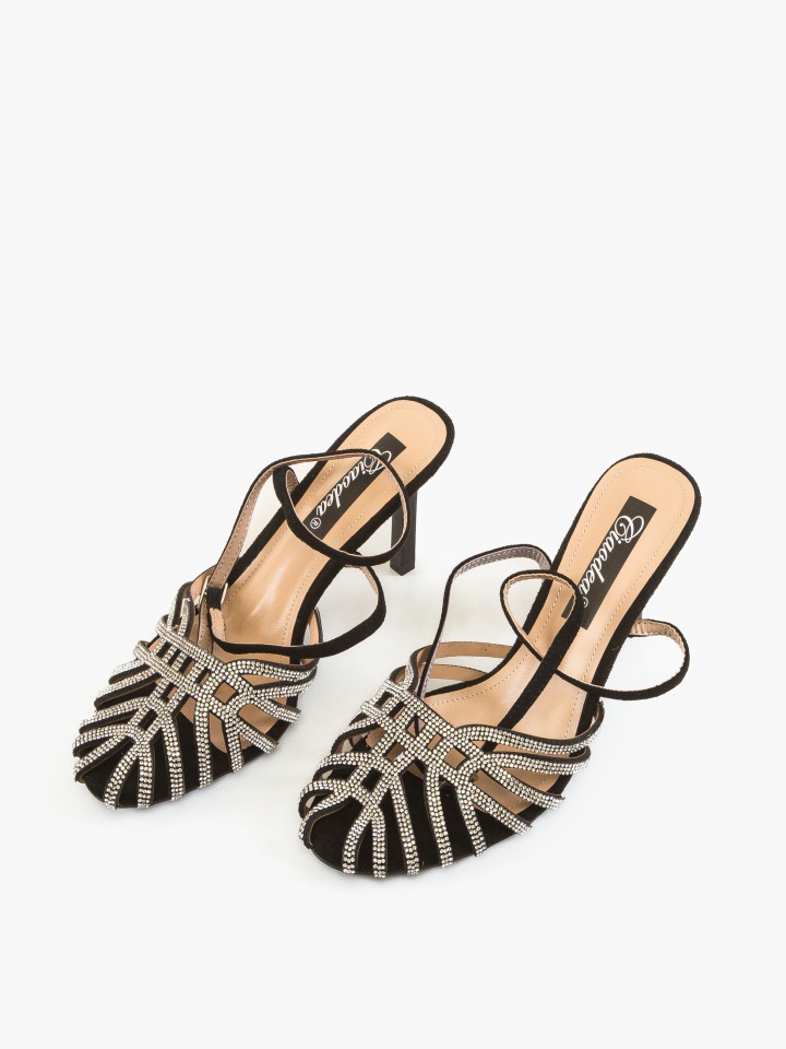 Sandale cu toc Warn Bej