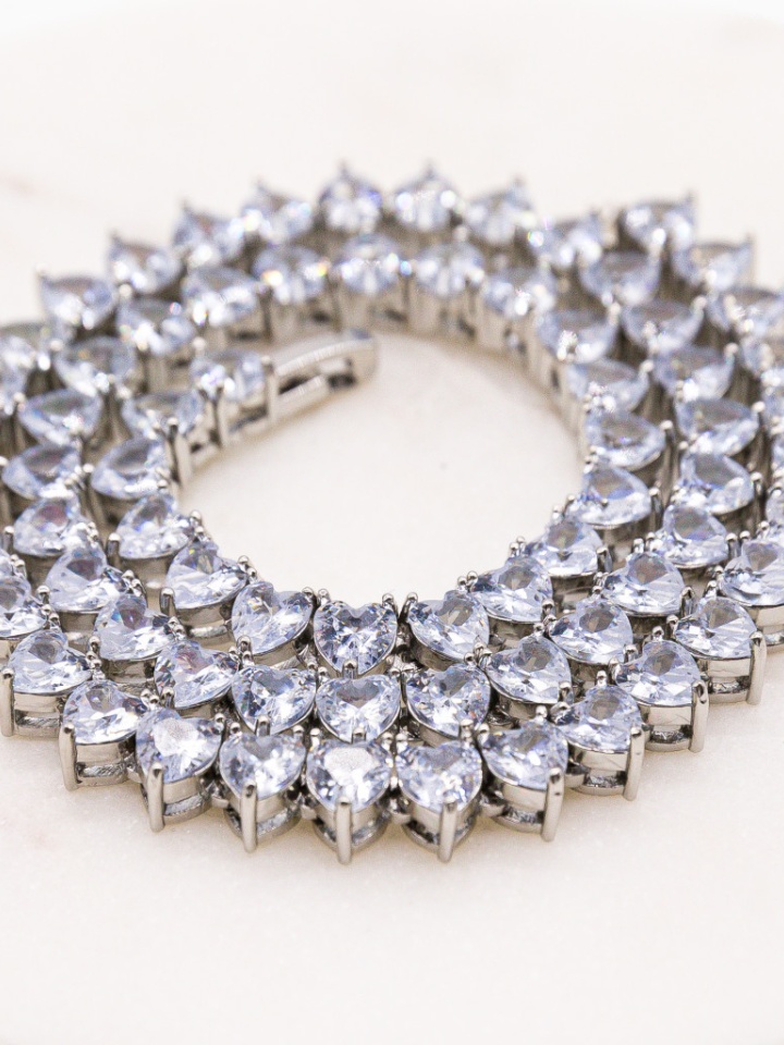 Colier Hearte Argintiu