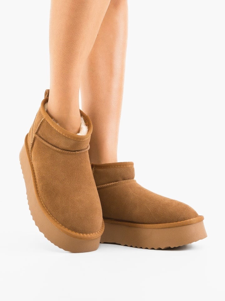 Cizme tip Ug Adaluzia Camel