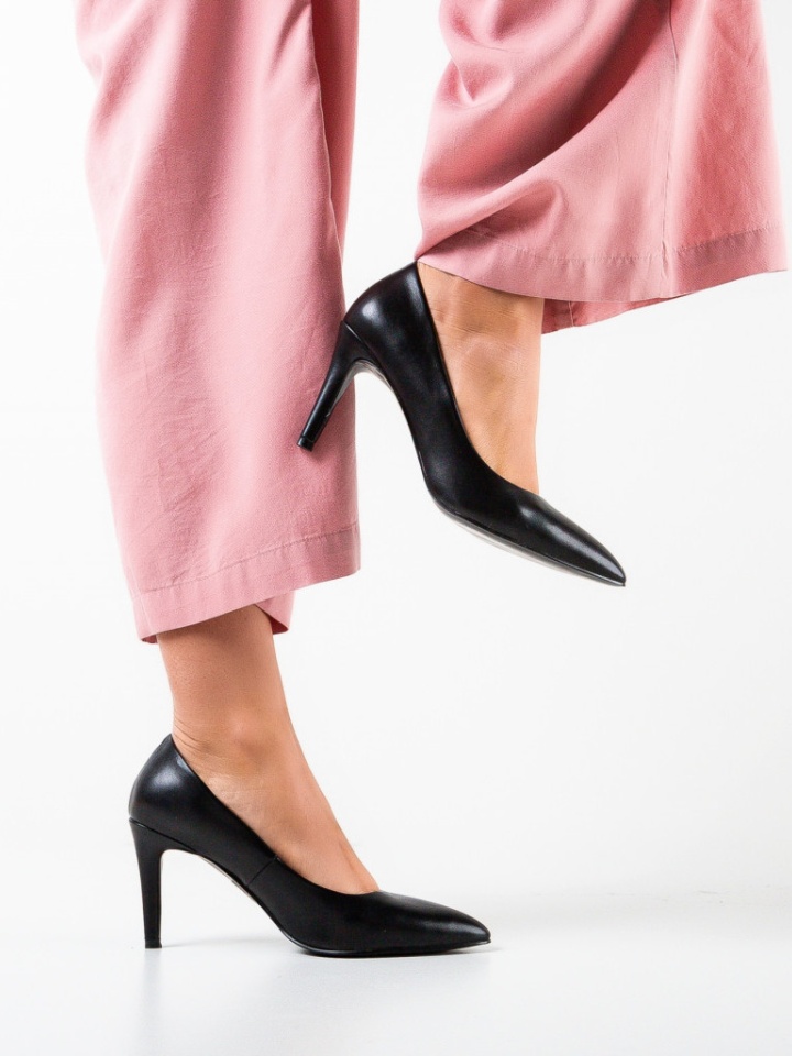 Pantofi dama Rose Negri 2