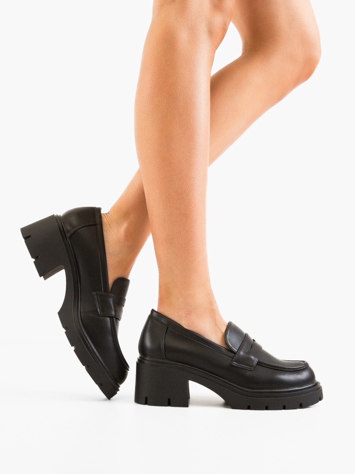 Pantofi dama cu toc Russe Negri 2