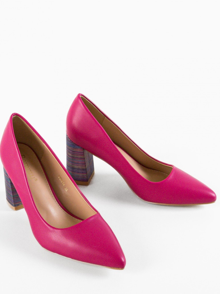 Pantofi cu toc Tuka Galbeni