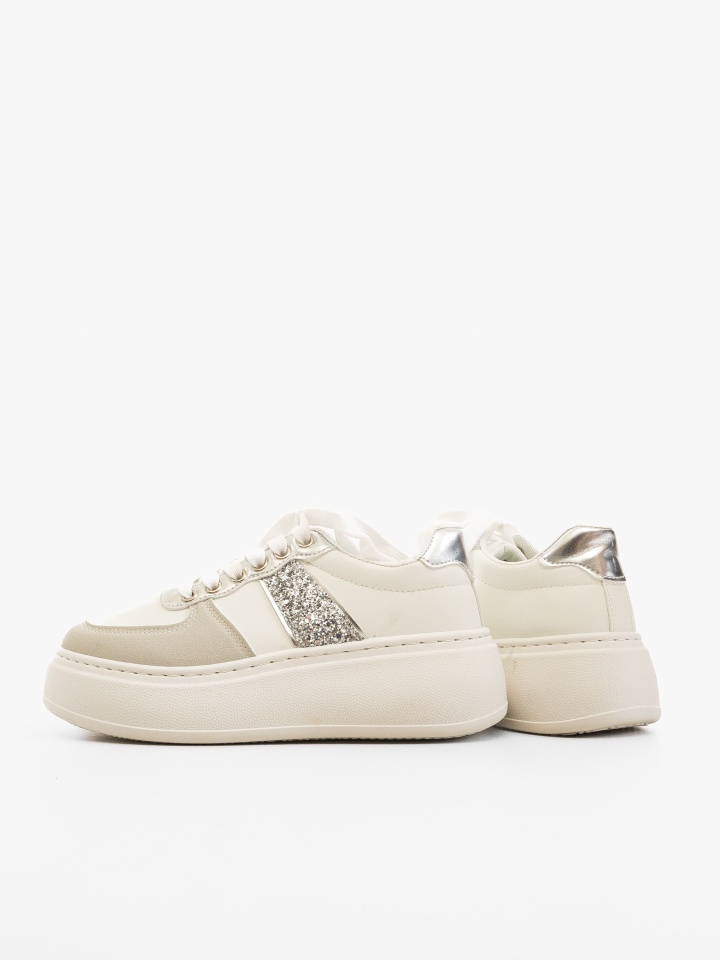 Sneakers dama Jose Argintii