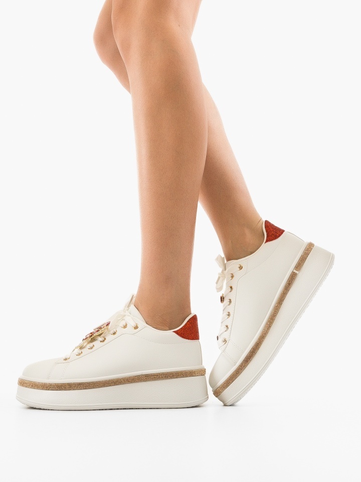 Sneakers dama Weland Rosii