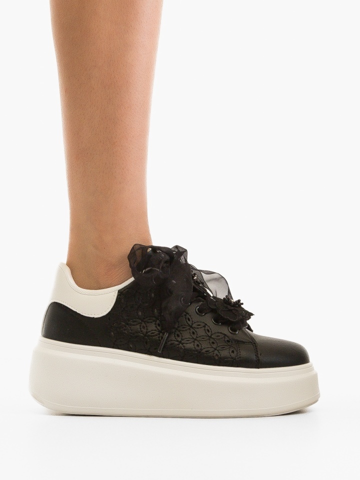 Sneakers dama Diflor Negri