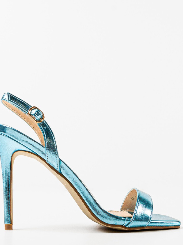 Sandale cu toc Ynyman Albe