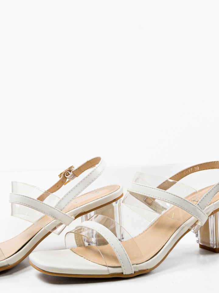 Sandale cu toc Martens Rosii