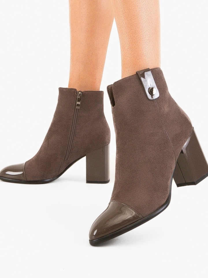 Botine dama Duncan Gri