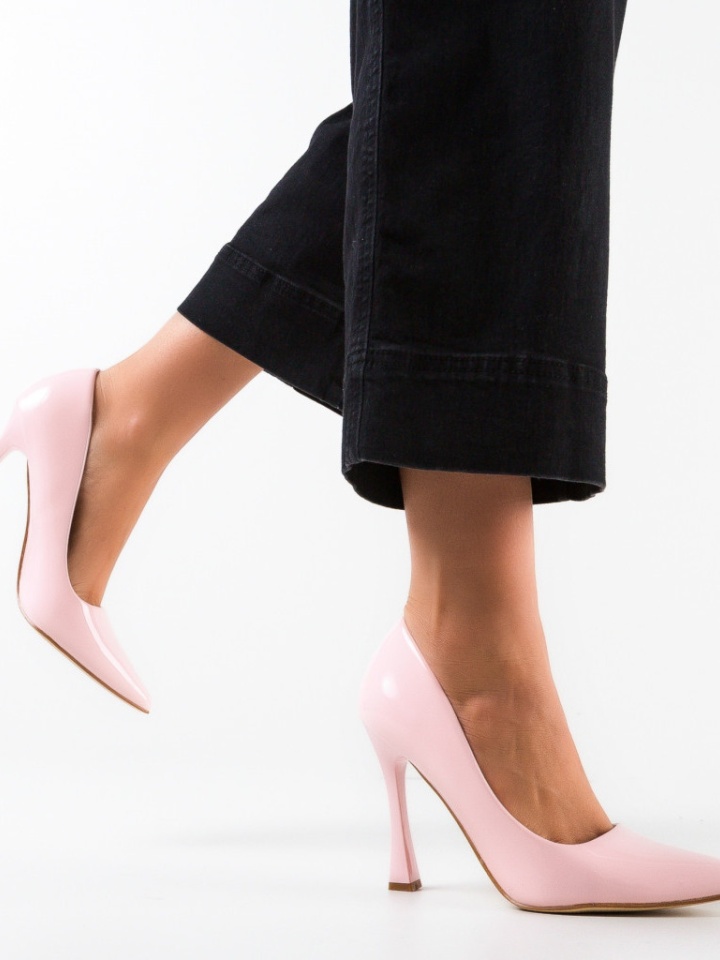 Pantofi cu toc Lindo Bej