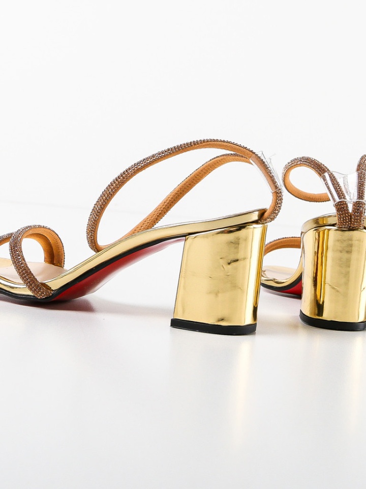 Sandale cu toc Anody Negre