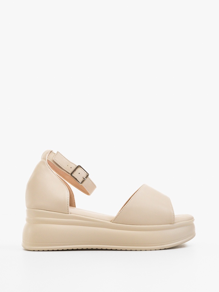 Sandale dama Juste Bej