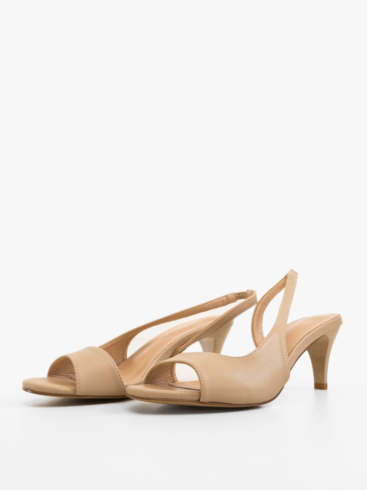 Sandale cu toc Gergy Negri