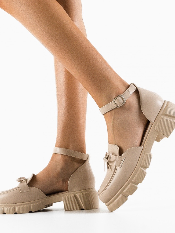 Pantofi casual Dorina Bej