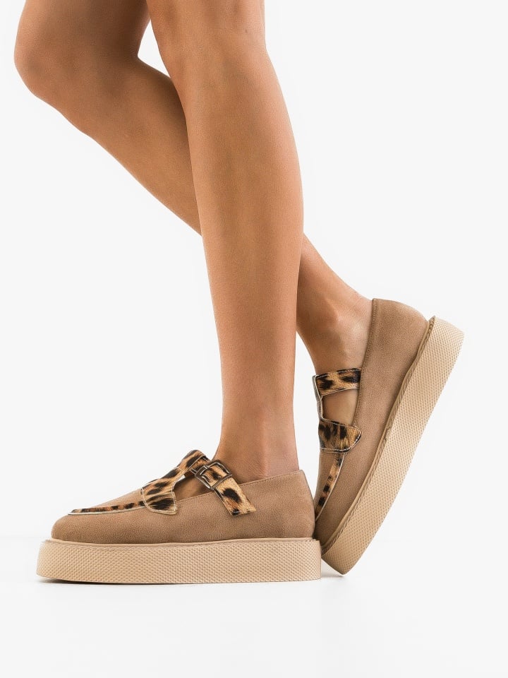 Pantofi Casual Teylar Bej