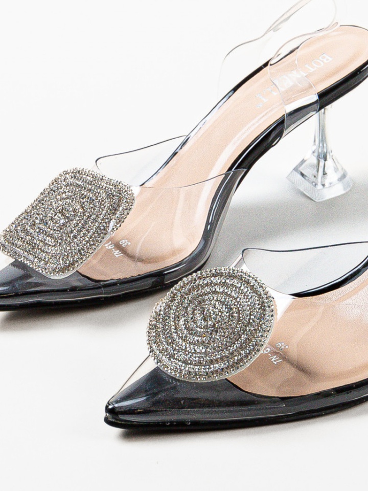 Pantofi cu toc Ramya Verzi