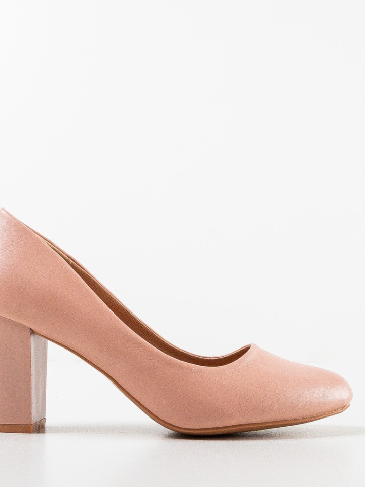 Pantofi cu toc Oliva Roz